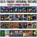 Sci-Fi/Fantasy/Arthurian/Post-Apoc Crazy Comedy Ebook Bundle (ALL 32 Books!)