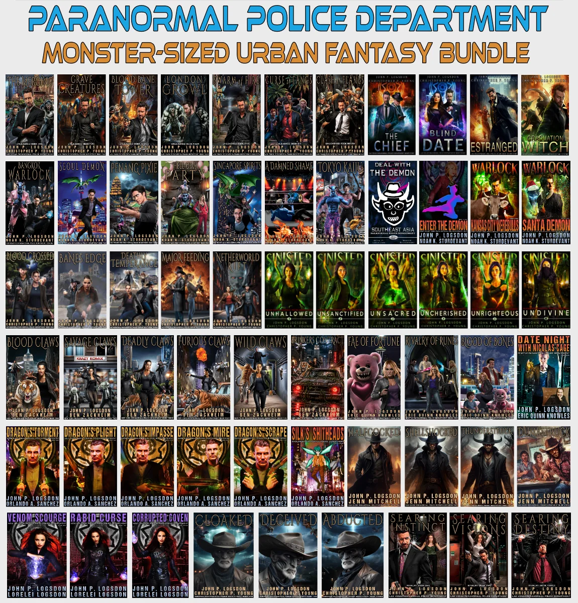 Paranormal Police Department: Monster-Sized Urban Fantasy Ebook Bundle (ALL 50 NOVELS, PLUS 12 SHORT STORIES!)